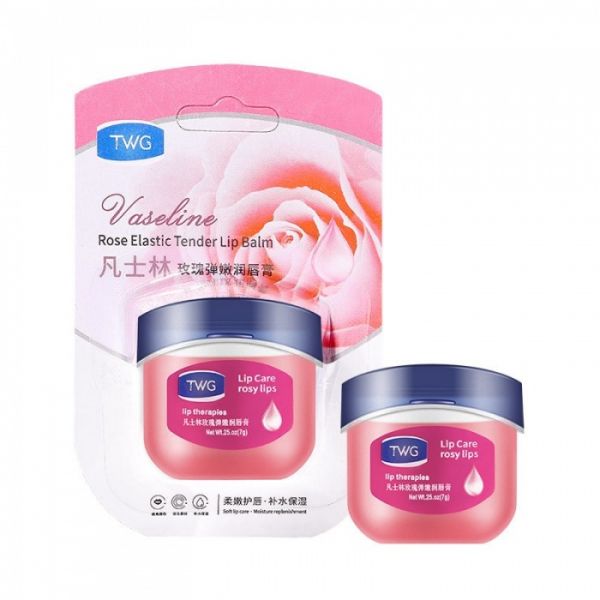 Lip Balm with Vaseline "Rose" TWG, 7g