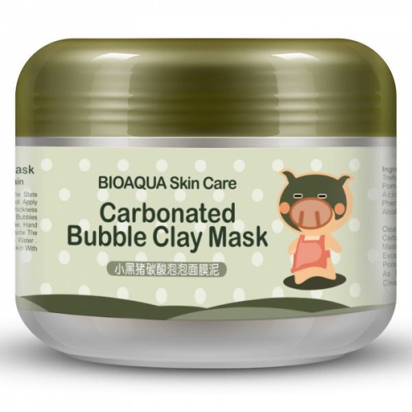 Bubble mask with Bioaqua clay