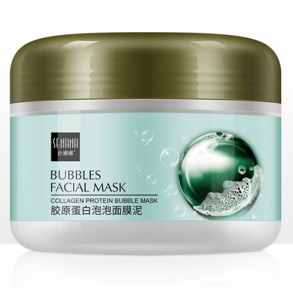 Bubble clay mask with collagen Senana