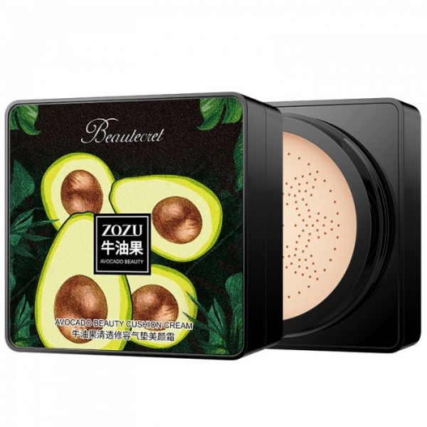 Tonal cream for face cushion avocado Zozu, 20g