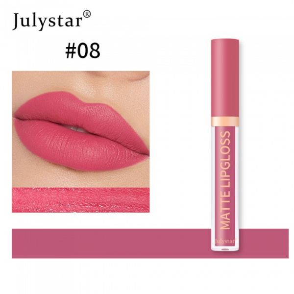 Liquid lipstick matte Julystar, color 8